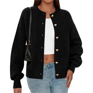 Cardigan Sweaters for Women Trendy Long Sleeve Open Front Button